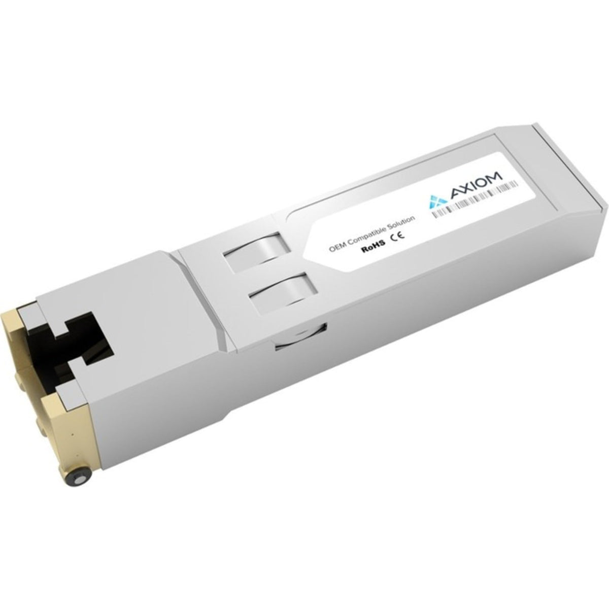 Axiom 1000BASE-T SFP Transceiver for Mikrotik - S-RJ01 - for Data Networking - 1 RJ-45 1000Base-T Network LAN - Twisted PairGigabit Ethernet
