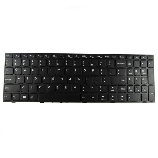 Abakoo New Keyboard Compatible with Lenovo IdeaPad 110-15ISK Laptop US Non-Backlit with Frame