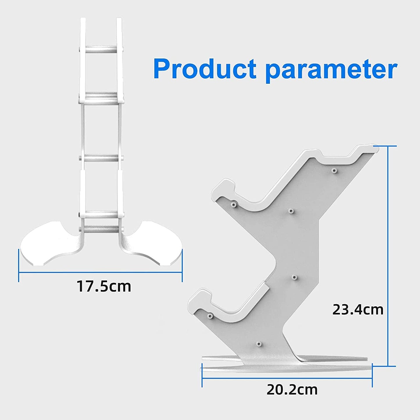 NBCP Controller Stand, Headphone Holder, Universal Adjustable Game Controller Headset Hanger Mount for All Universal Gaming PS5 Accessories, Xbox Sony