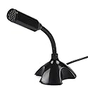 USB Computer Microphone, Plug &Play Desktop Condenser PC Laptop Mic, Compatible with Windows/Mac, Ideal for for Recording, Gaming, Singing, YouTube