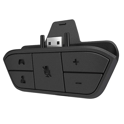Stereo Headset Adapter for Xbox One and Xbox Series X|S and Elite Controller - Headphone Audio Converter for Voice Chat & Game Sound Mix and Mic