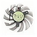 Rakstore T128010SM PLD08010S12HH 75mm Graphics Card Cooling Fan Replacement for Gigabyte GTX460 GTX470 GTX580 GTX670 HD5870 (2pin)