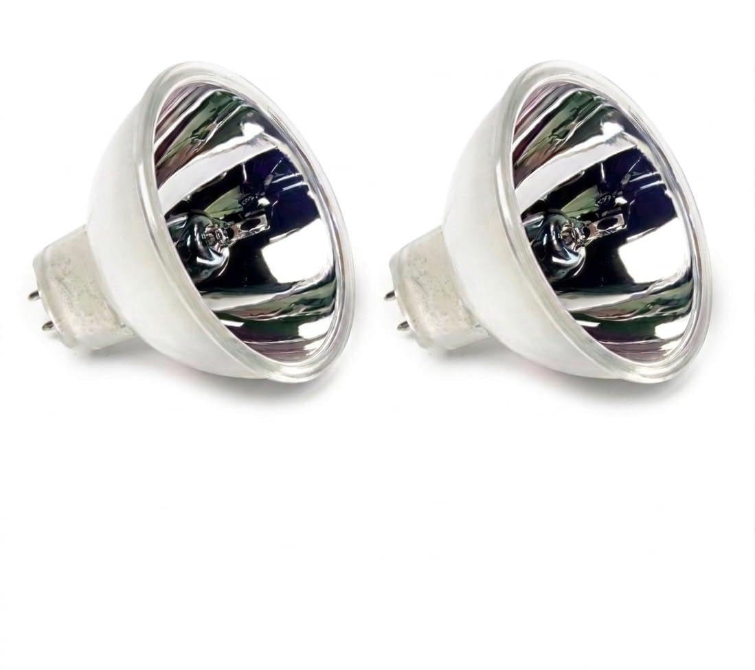 Tawelun ELC 24V 250W Halogen Bulb MR16 GX5.3 Base Dimmable 3300K Warm White for Stage Studio Projector（2 Pack）