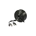 Zmodo 99 Feet Pre-Made Plug-n-Play Surveillance Video + Power + Audio Cable W-VPA2030