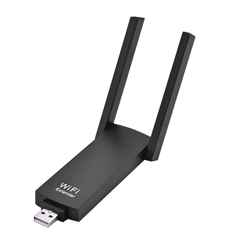 Portable 300M Foldable Dual Antenna USB Range Extender Router Repeater AP Amplifier for Smartphone/Laptop/Desktop etc.