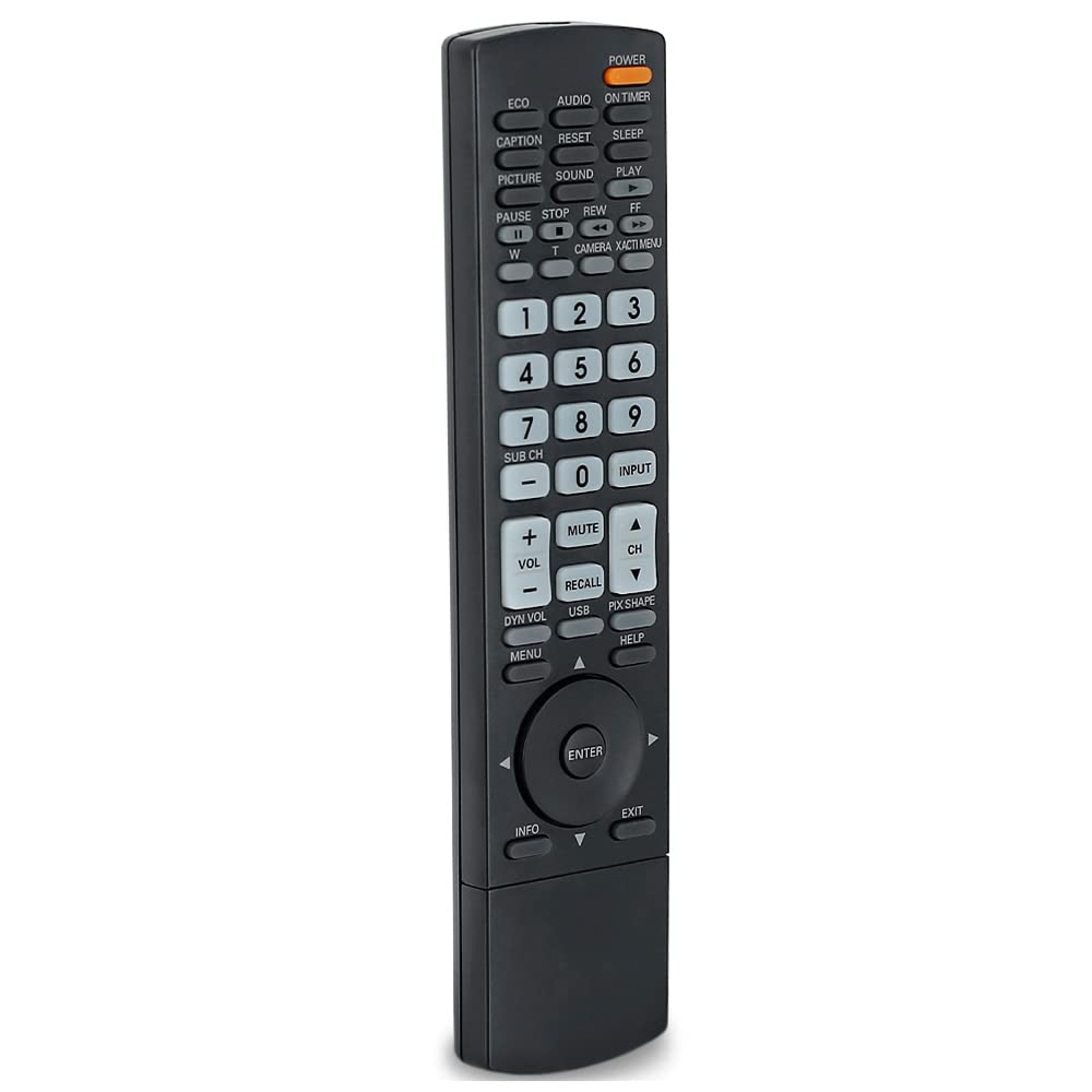 Replacement Remote Control for Sanyo GXEB GXEA TV DP46840 DP55441 DP40142 DP50710 DP52449 DP50749 DP50740 DP52440 LCD42E30FA DP32640 DP37840 DP42840