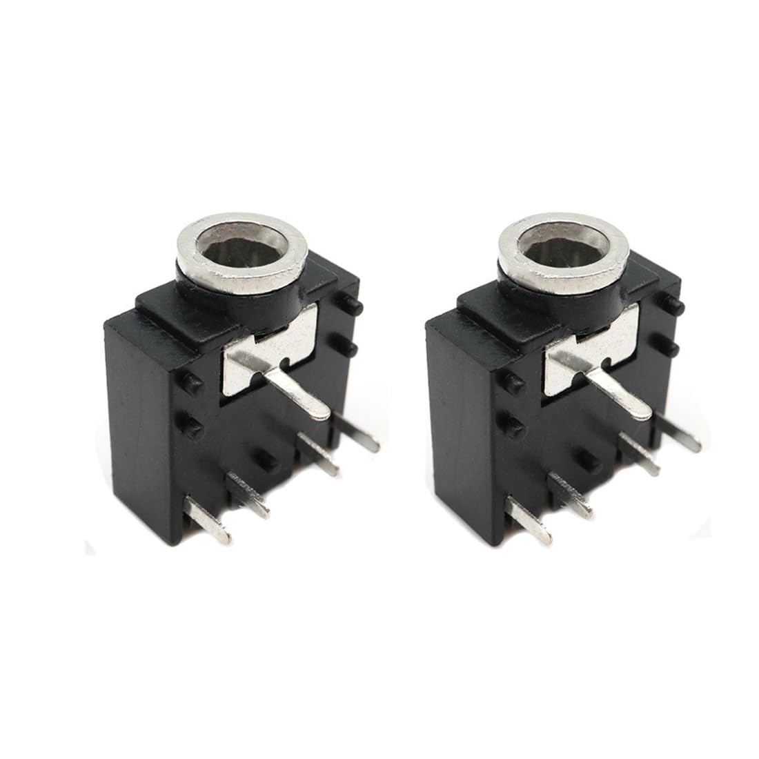 bnafes 15pcs PJ-307 3.5mm Stereo Jack Socket 5 Pin PCB Mount Female Audio Headphone Socket Connector