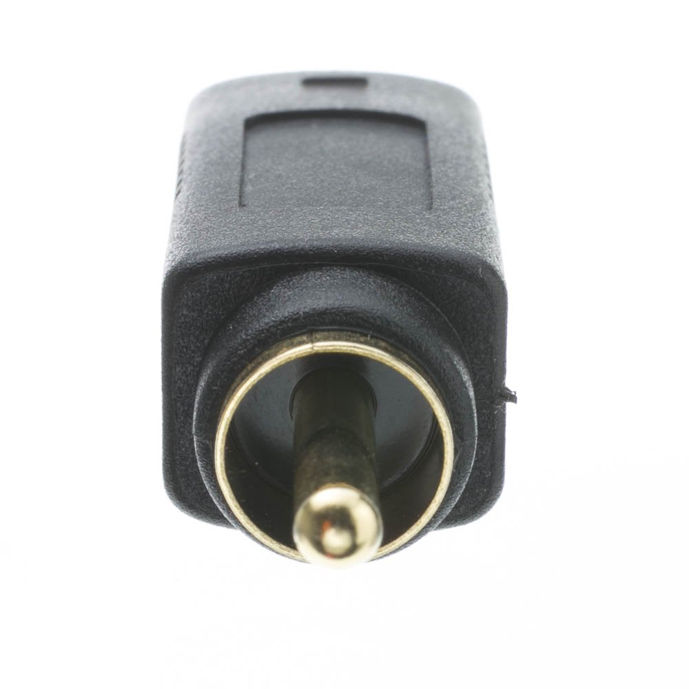CableWholesale S Video to RCA Adapter, S-Video (MiniDin4) Female to RCA Male, Gold Connectors