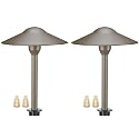 Lumina Lighting® 3W Landscape Lighting 12V Landscape Lights Low Voltage Landscape Path Lights Warm White Waterproof Outdoor Replaceable G4 LED Bulb