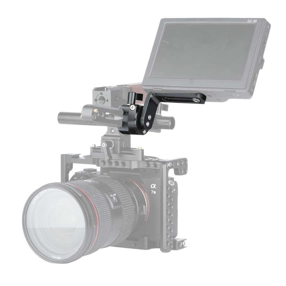 NICEYRIG Quick Release NATO Clamp with NATO Rail, EVF Support Monitor Mount - 308