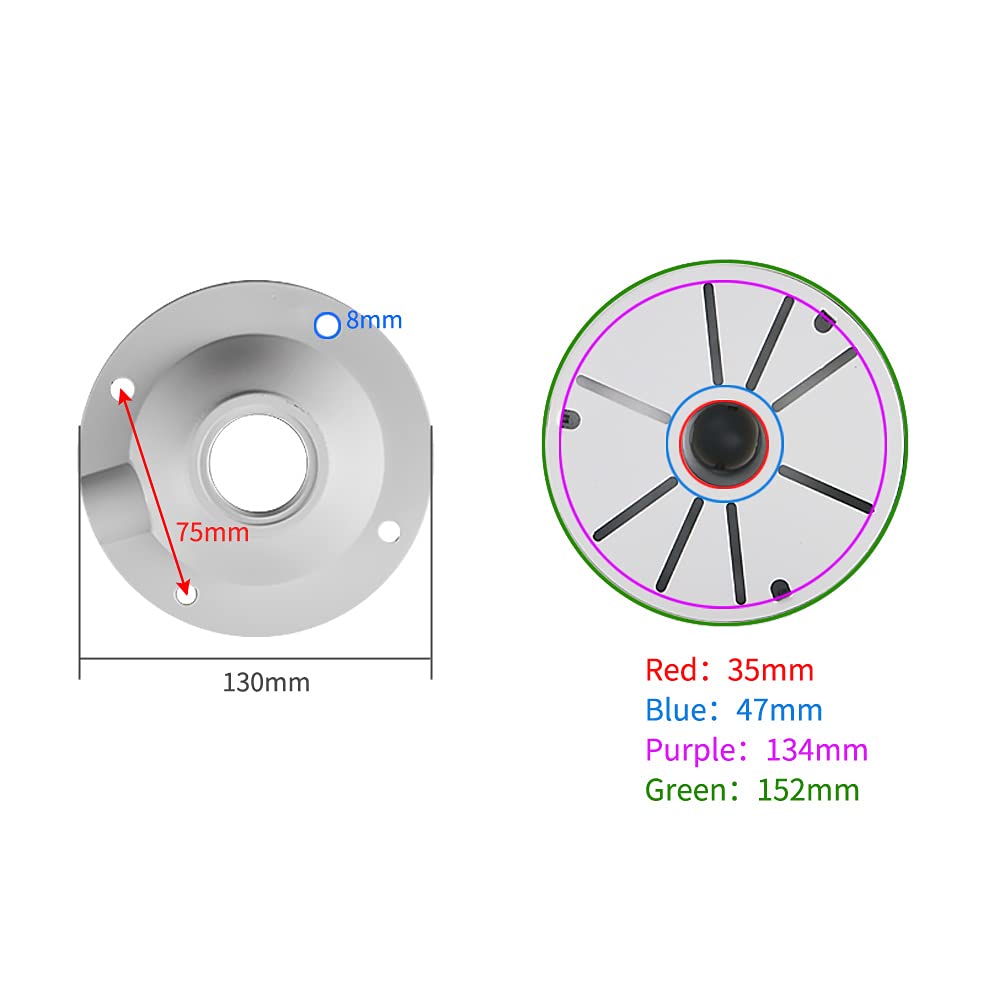 compcctv Security Camera Mount Bracket, Dome Camera Mount Universal Camera Wall Mounting Bracket for CCTV Security Camera/IP Camera, J Type (15.7-23.6