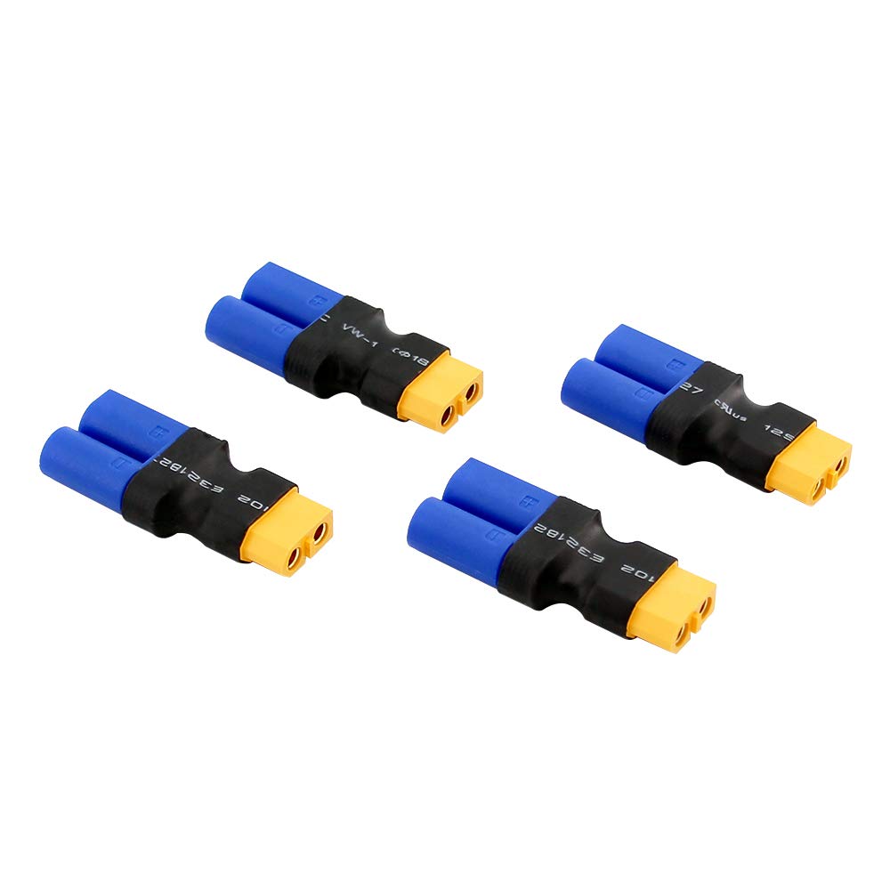 4pcs Male EC5 to XT60 / XT-60 Female Connector Adapter for Turnigy/Zippy(BDHI-84)
