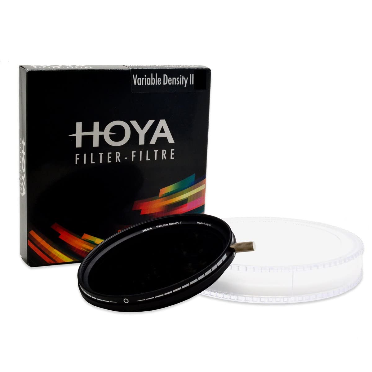 Hoya 67mm Variable ND Filter II - 1.5 to 9 Stops (ND3-400) Density Camera Lens Filter - Multi-Coated Optical Glass & Thin Frame Minimizes Vignetting