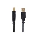 Monoprice USB 3.0 Type-A to Type-B Cable - Male to Male, 3 Feet, Black - Select Series