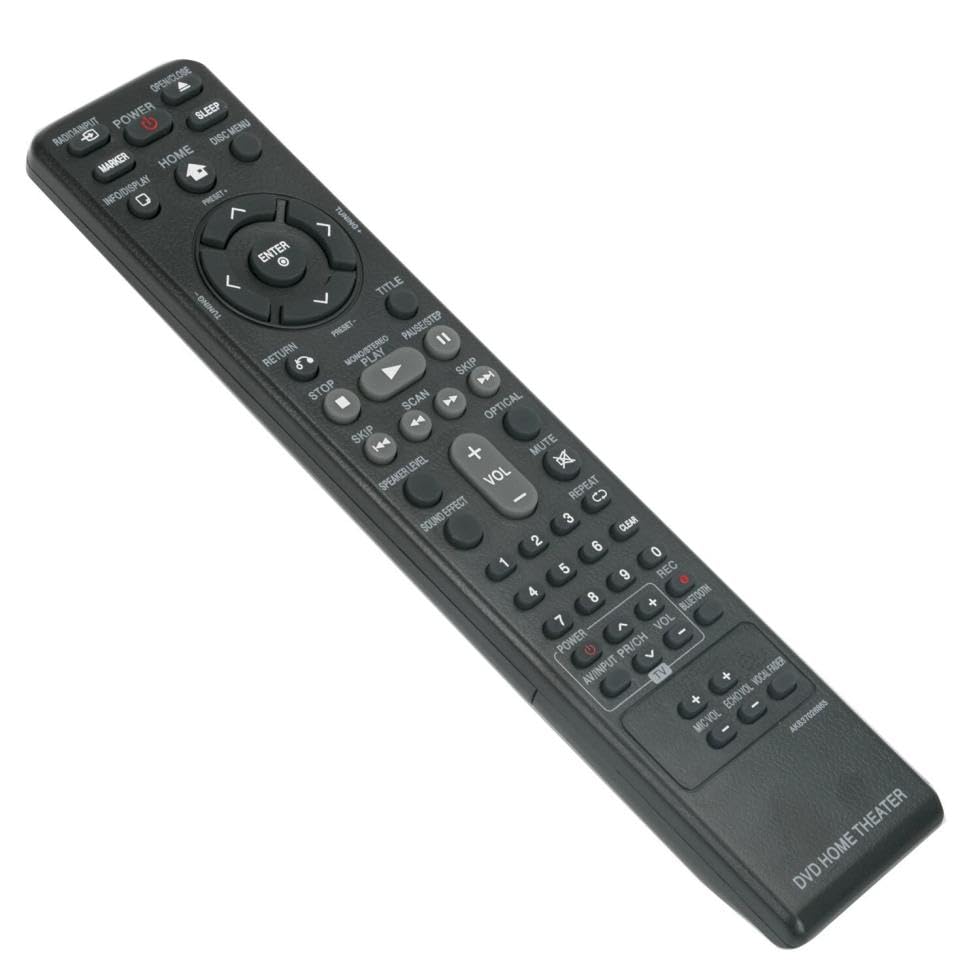 AKB37026865 Remote Control for LG DVD Receiver Home Theater System in Living Rooms or Rooms, No Programming or Pairing Needed, Replacement Remote