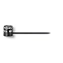 Shure WL184M Professional Low-Profile Lavalier Microphone - Supercardioid Condenser Lav Mic with TA4F Termination, includes Pouch, Tie Clip & Snap-Fit