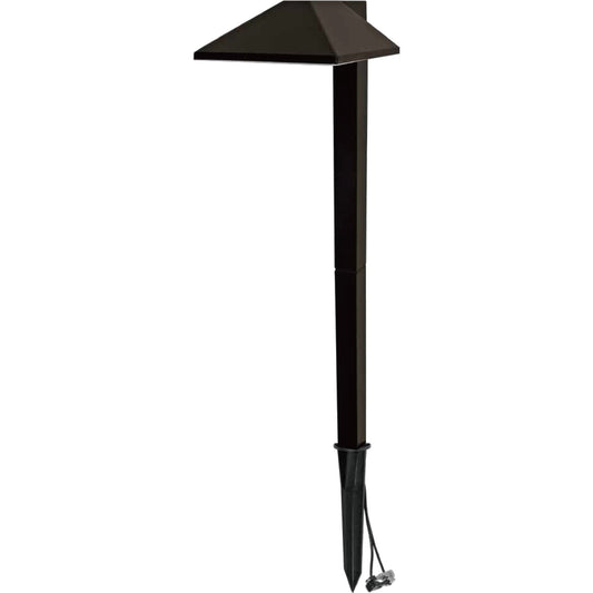 Malibu Lighting 8409210101 Malibu Landscape Lighting, 0.6W Low Voltage Equinox LED Path Light Charcoal Brown