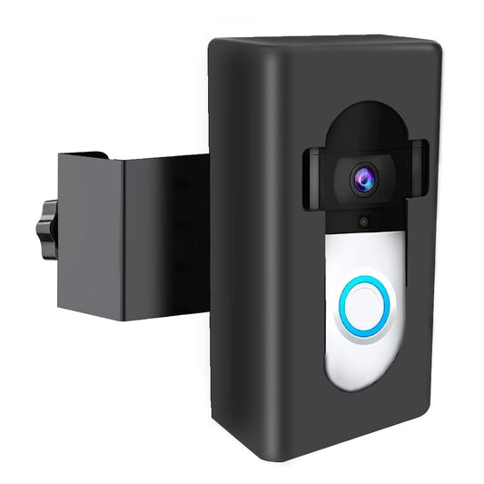 YAHUAA Upgrade Anti Theft Video Doorbell Mount Compatible with Video Doorbell, Adjustable Mounting Bracket Accessories for houses, apartments, Office