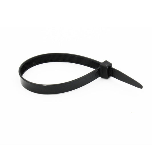 Wideskall® 12" inch Super Heavy Duty 150 Lbs Nylon Cable Zip Tie Black Wire (Pack of 50)
