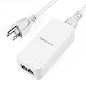 Tliffpaco PoE+ Injector 2.5Gb, Converts Non-PoE to PoE, 100/1000/2500Mbps and 802.3at/af Compliant, Plug & Play, Up to 100m(328 ft), 52V 30W PoE
