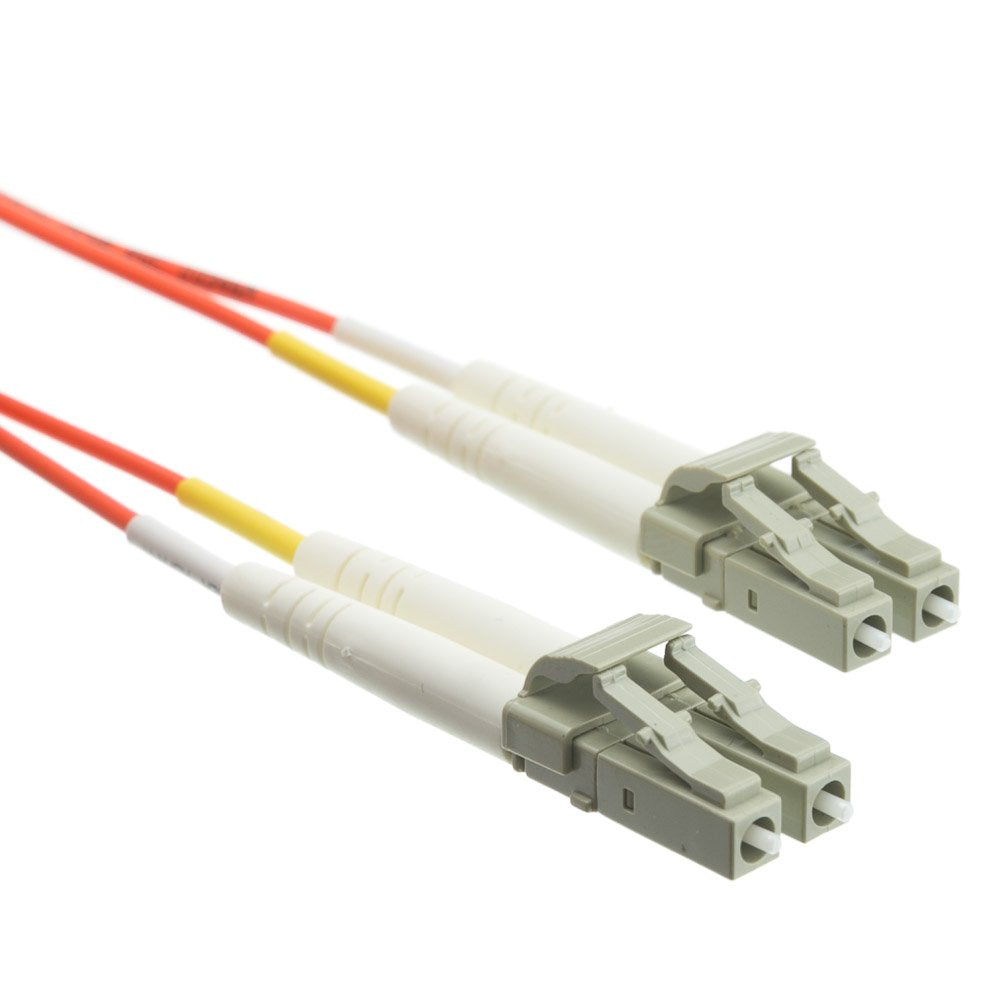 CableWholesale LC to LC OM2 Multimode Duplex Fiber Patch Cord, 10m/33ft