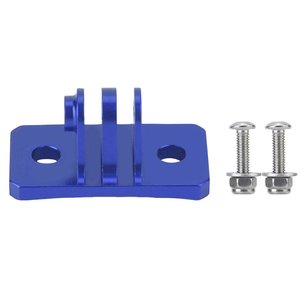 Serounder Skydiving Helmet Fixed Base Holder Adapter Mounts for 7/6/5/4/for/for XiaoYi/for OSMO Action Cameras(Blue)