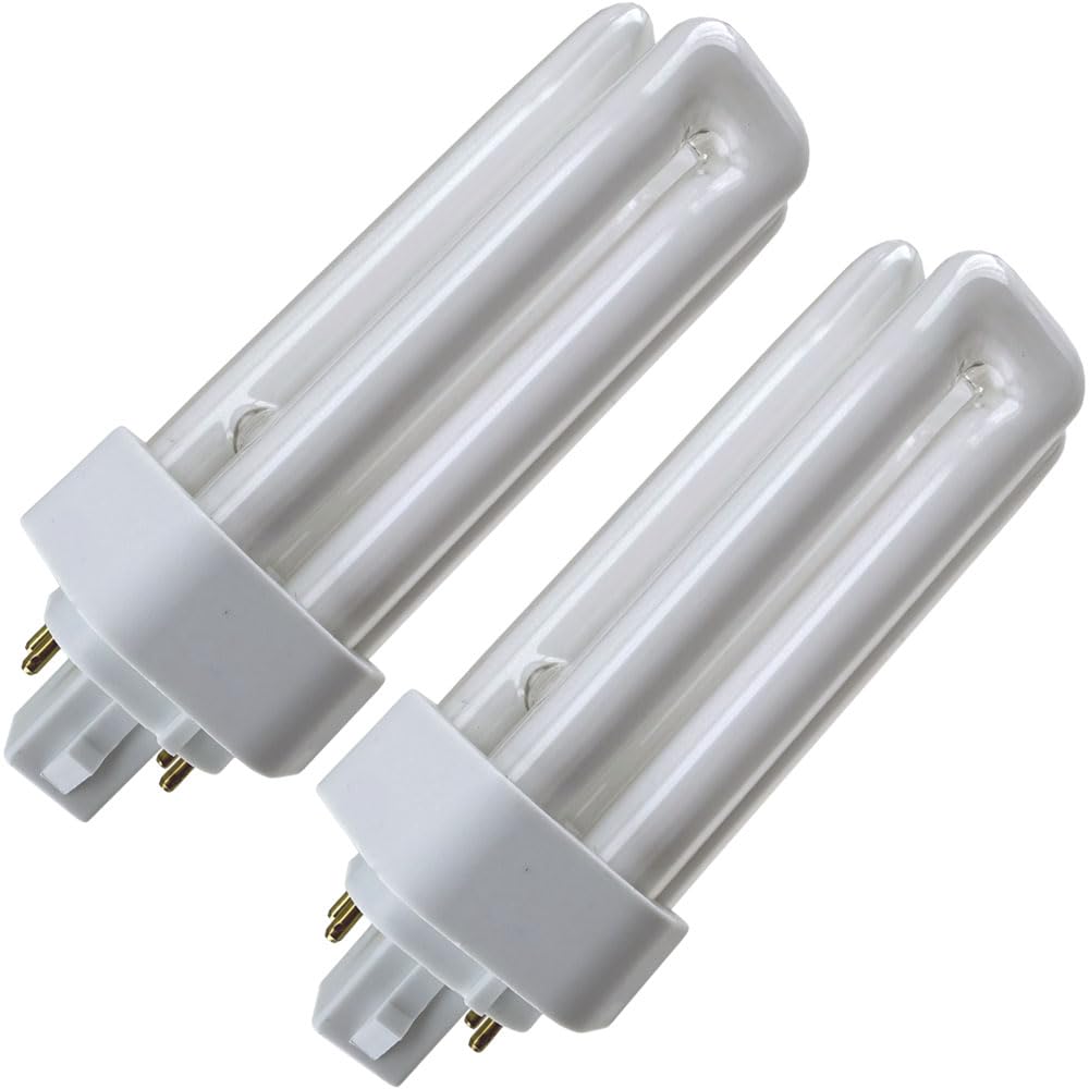Industrial Performance 26W, Triple Tube-GX24Q-3, 4 Pin Base -Warm White-CFL Light Bulb- Replaces Sylvania 20879 CF26DT/E/IN/827,Philips 458240 PL-T