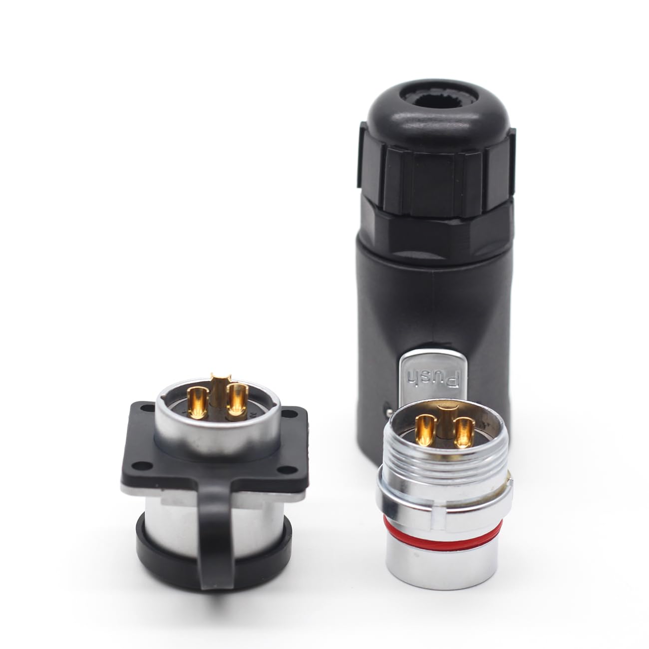 SZJELEN XHP20 30A 500V 3Pin Power Industrial Cable Connector,Waterproof Aviation Connector,Electrical Wire Plug and Socket (3Pin, Plug Male &Socket