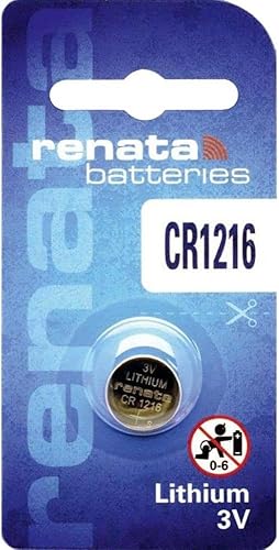 Renata CR12161Pk No. Cr1216 Lithium Coin Battery