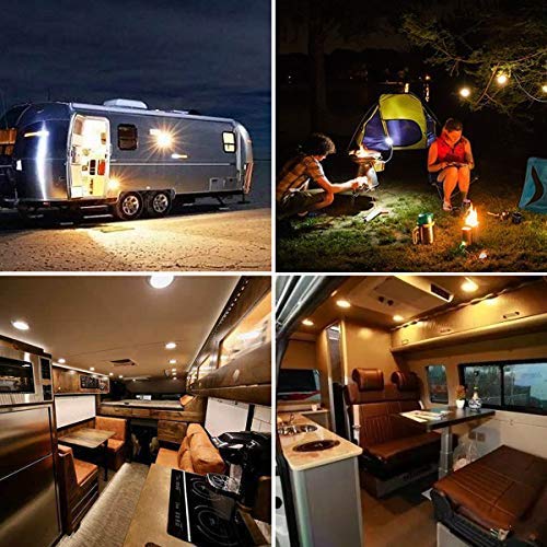 12V BA15D LED Bulb 1076 1142 1176 S8 3W 300Lm 2700K Warm White,DC Bayonet Double Contact Base, AC10-18Volt & DC10-30 Volts, Interior RV Camper Marine