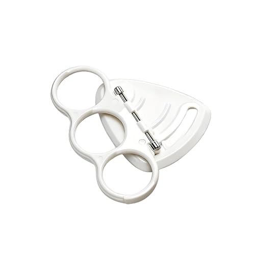 ARFUKA Phone Ring Holder Thin Collapsible Self-Adhesive Finger Grip Stand for Phone Cases, Tablets & Smartphones White