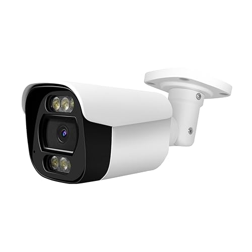 Voniviewse 1080P CCTV Camera (Hybrid 4-in-1 HD-CVI/TVI/AHD/960H Analog CVBS) Outdoor Indoor, 6pcs IR-LEDs, ICR, 2.8mm Lens, 105° Wide Angle, Full