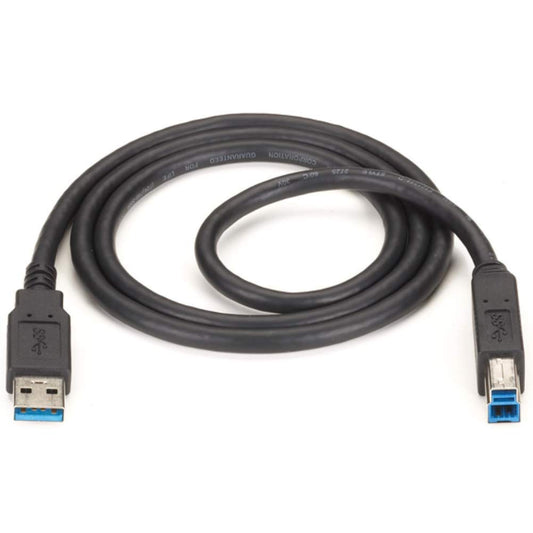 Black Box USB 3.0 Cable Type-A M/Type-B M BK 10FT