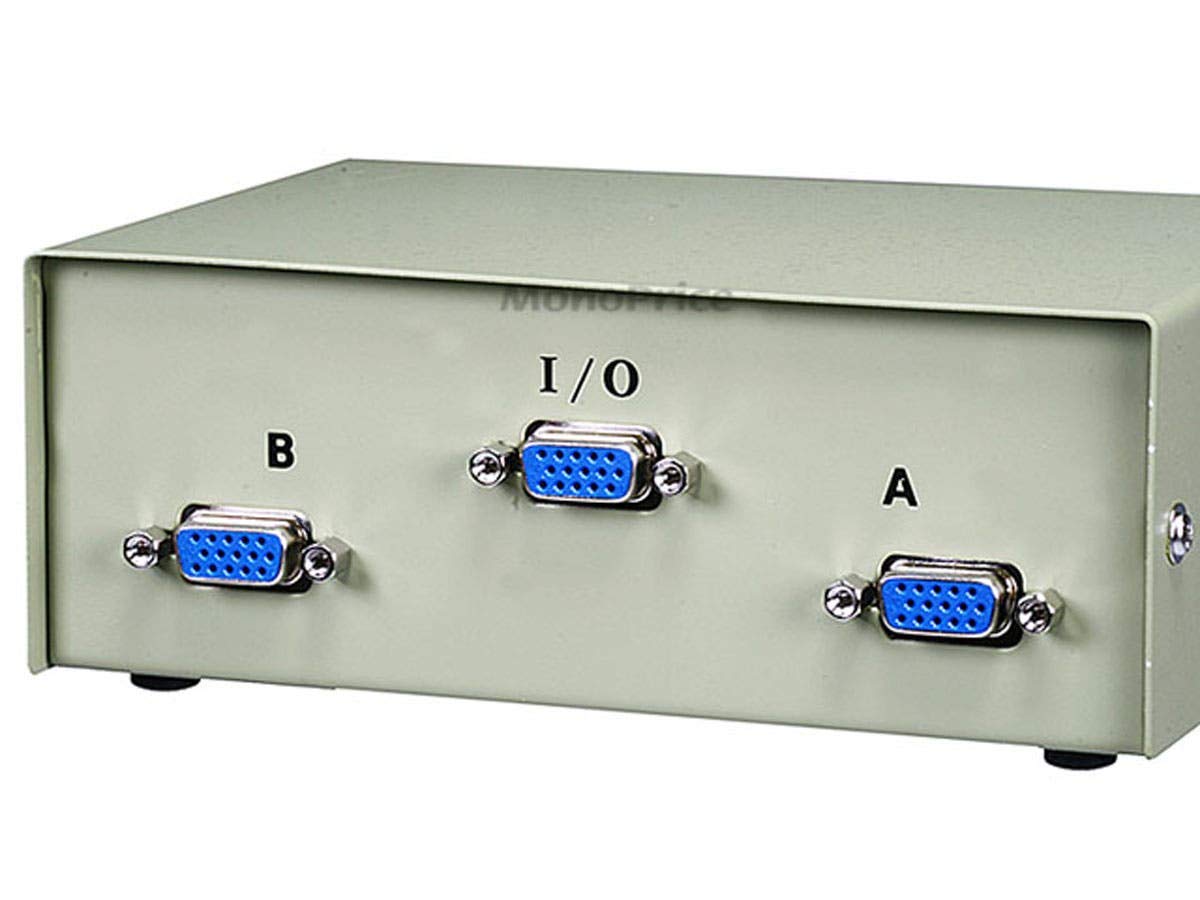 Monoprice 100054 2-Port VGA Monitor Switch Box