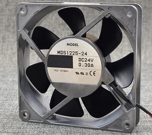 Ailsa Hexi MDS1225-24 DC24V 0.30A 120x120x25mm 2-Wire Cooling Fan