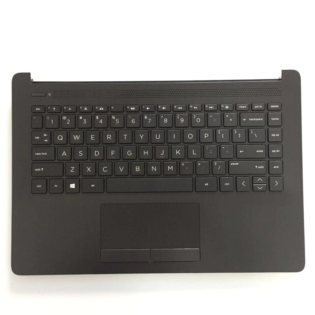 for HP Pavilion 14-CF 14-DF 14-DK Laptop Upper Case Palmrest Keyboard Touchpad Assembly Part L23241-001 L23491-001 6070B1306303