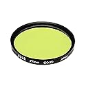 HOYA HMC X0 77mm Lens Filter (Yellow-Green) - Contrast Enhancing Camera Filter for B&W Photography with Slim Black Aluminum Frame, 6-Layer HMC