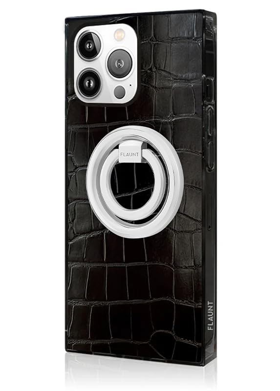 Flaunt MagSafe Phone Ring Holder and Stand - Magnetic Phone Grip - Silver