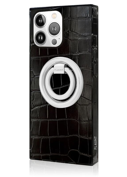 Flaunt MagSafe Phone Ring Holder and Stand - Magnetic Phone Grip - Silver