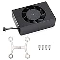 Dedicated Cooling Fan Compatible Jetson TX2 NX Module, Speed-Adjustable, 5500±10% RPM
