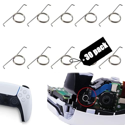 L2 R2 Trigger Button Spring Metal Replacement for PlayStation PS5 Controller Parts Repair Accessories 30pcs
