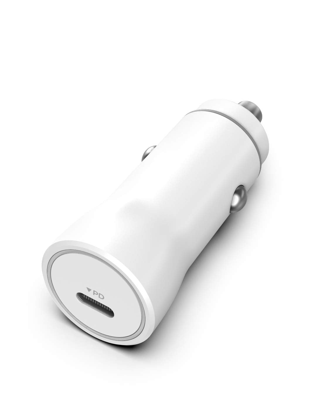Galvanox Ultra-Fast iPhone Car Charger with Lightning to USB Type-C Cable (MFi Apple Certified) Rapid Charging Power Adapter (for iPhone
