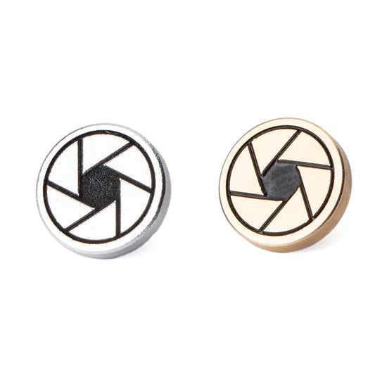 DBZZ Camera Shutter Button for Fujifilm x-t50 x-t30 xt200 xt100 xpro2 xpro3 xe4 xa7 for Nikon f3 f3ma for Olympus (Brass and Silvery)