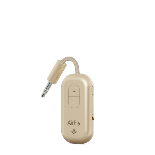 Twelve South AirFly Pro | Bluetooth Wireless Transmitter/Receiver Adapter for 2 Headphones, Audio Sharing, Compatible with 3.5mm aux Jack