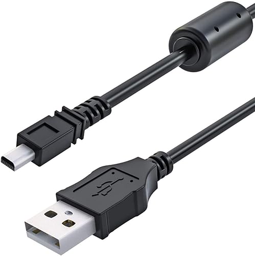 Camulti UC-E6 Digital Camera USB Data Cable Mini 8 Pin for Sony for Nikon CoolPix for Fuji for Panasonic P510, P520, S80, S1000, P510,S4200, S4300