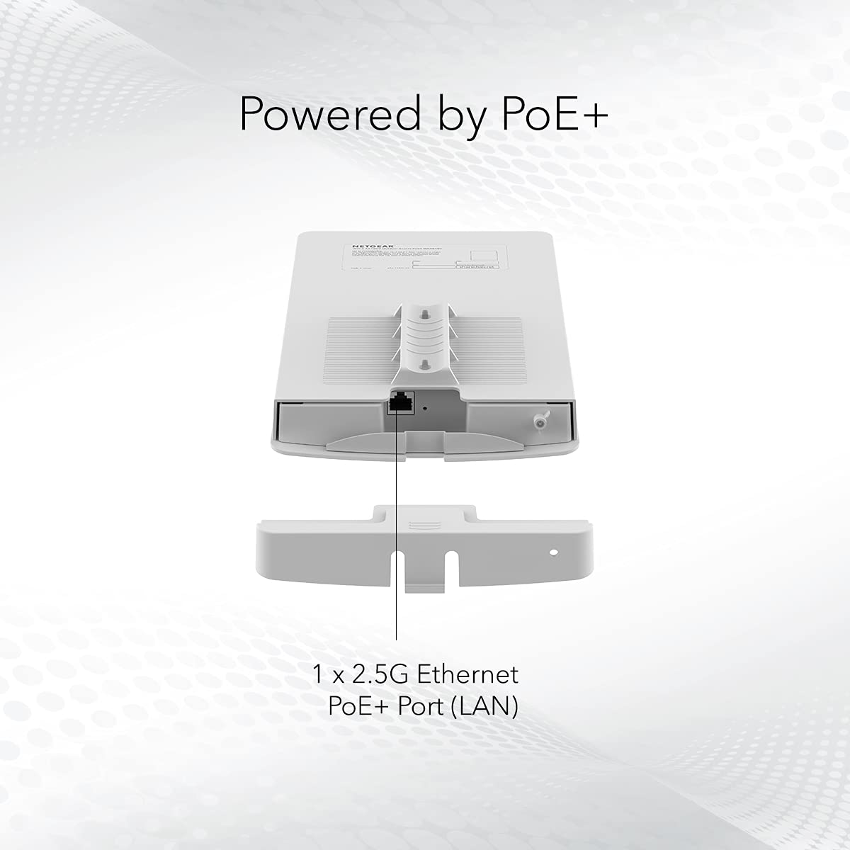 NETGEAR Wireless Outdoor Access Point (WAX610Y) - WiFi 6 Dual-Band AX1800 Speed | Up to 200 Devices | 1x2.5G Ethernet Port | IP55 Weatherproof |