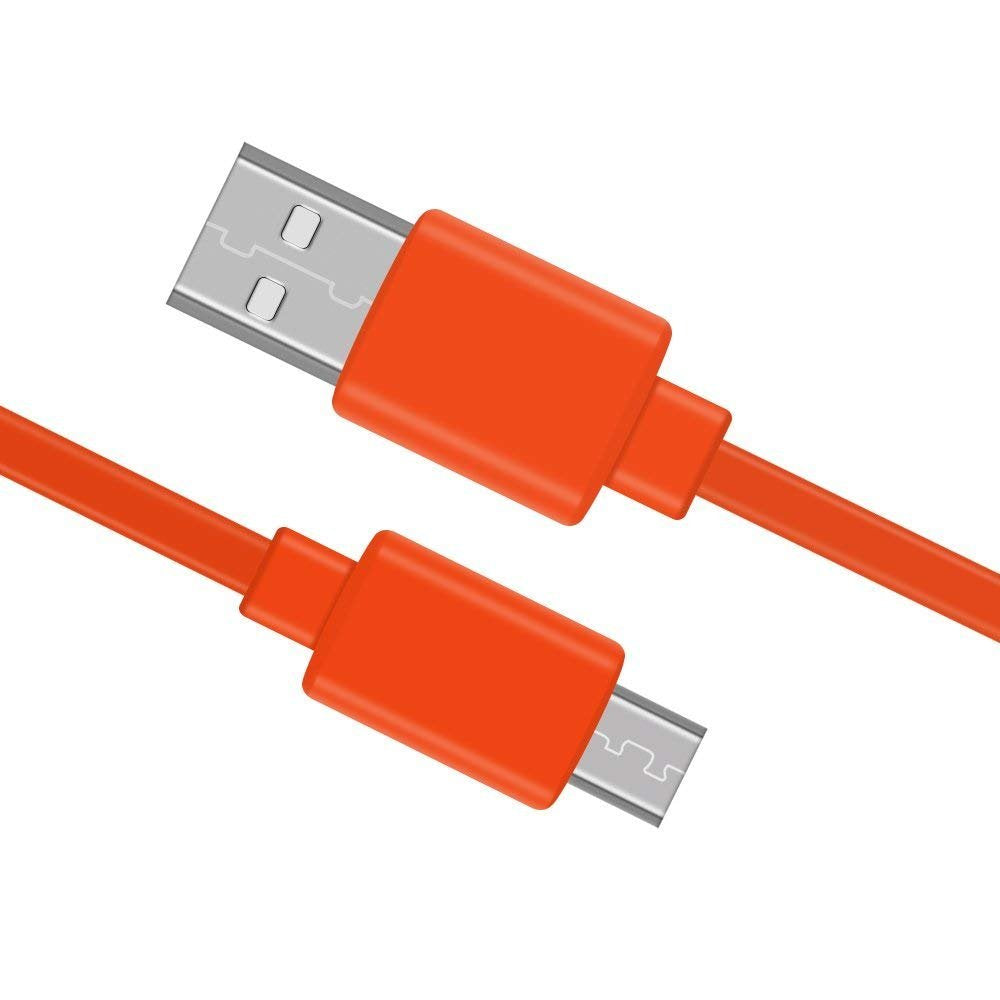 Replacement Flat Micro USB Charging Cable Charger Cord Compatible with JBL Wireless Speaker