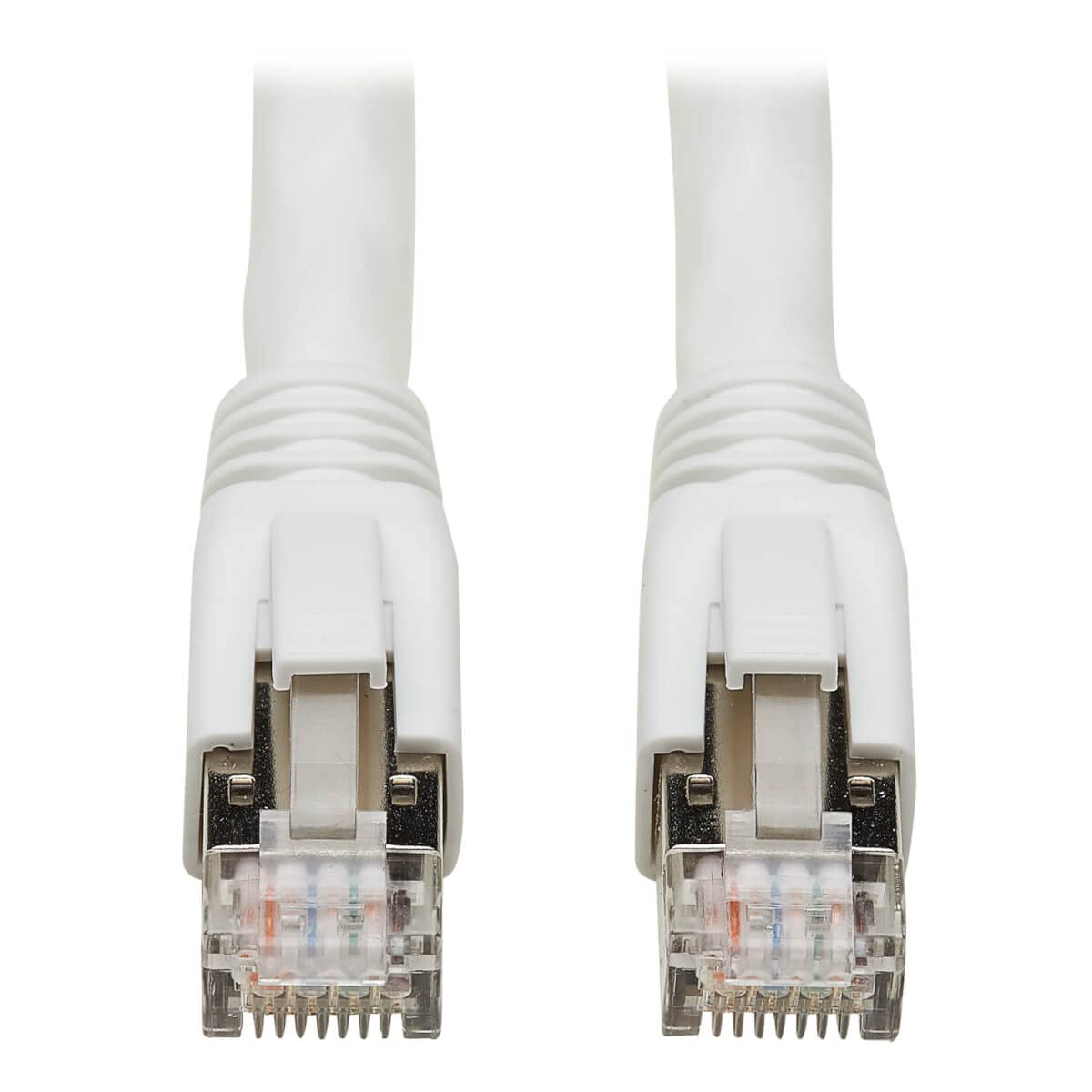TRIPP LITE Cat8 Snagless Ethernet Cable, 25G/40G Certified Network Patch Cable, 22 AWG S/FTP, PoE, White, 6 Feet / 1.8 Meters, Life Limited