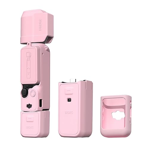BRDRC Pocket 3 Silicone Cover, For Xtra Muse Protective Case Lens Protector Scratch-Resistant Sleeve Skin Compatible with DJI OSMO Pocket 3 Creator