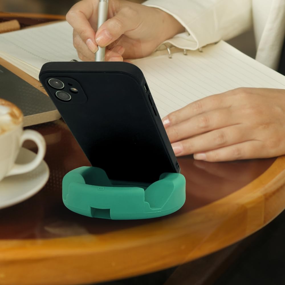GoDonut Plus+ - Smartphone and Tablet Stand - Compatible with Lager Cases with Charging Port Access - for use at Work, at Home, Travel and on-the-go